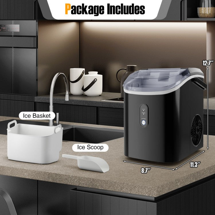 Nugget Countertop Ice Maker with Soft Chewable Pellet Ice
