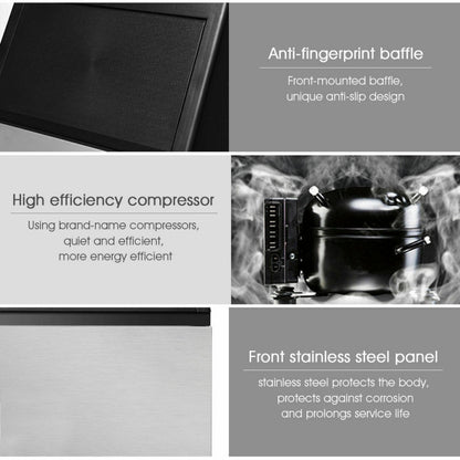 Portable Built-In Stainless Steel Commercial Ice Maker