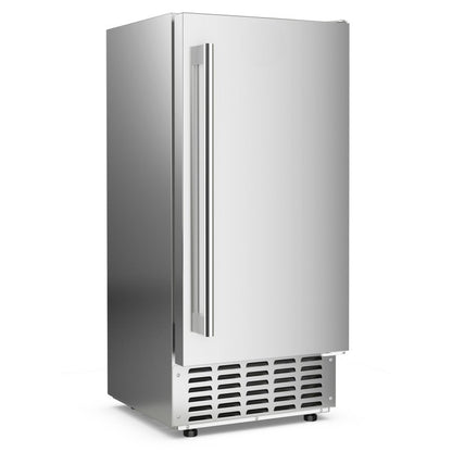 Under Counter Nugget Ice Maker with Self-Cleaning — 80 lbs/Day, 18 lbs Drawer Storage