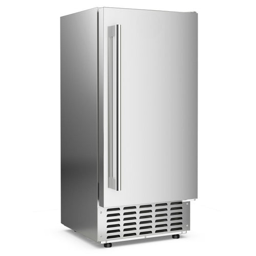 Under Counter Nugget Ice Maker with Self-Cleaning — 80 lbs/Day, 18 lbs Drawer Storage