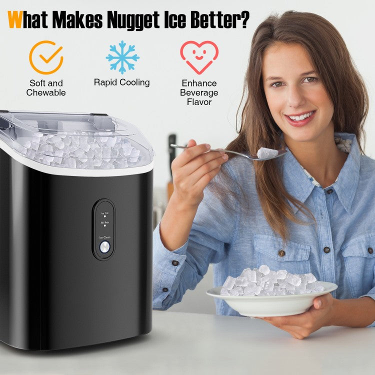 Nugget Countertop Ice Maker with Soft Chewable Pellet Ice