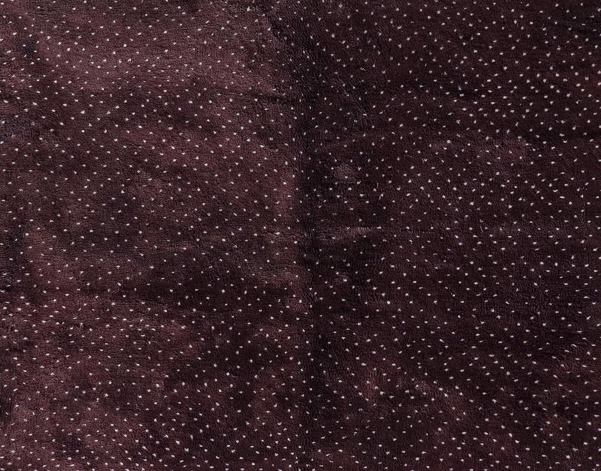 Brown Dotted Moroccan rug, Beni ourain handmade area rug, Mrirt wool Boho rug, Living room Boujaad Berber Carpet, Teppich, Tapis berbère.